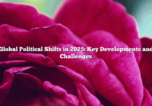 Global Political Shifts in 2025: Key Developments and Challenges