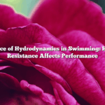The Science of Hydrodynamics in Swimming: How Water Resistance Affects Performance