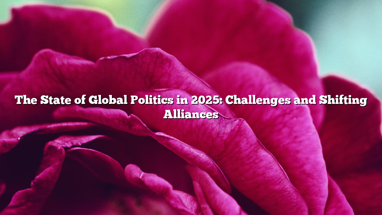 The State of Global Politics in 2025: Challenges and Shifting Alliances